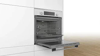 Духовой шкаф Bosch HBF254EW0R электрический, шириной 59.4 см, белый, EcoClean очистка 4