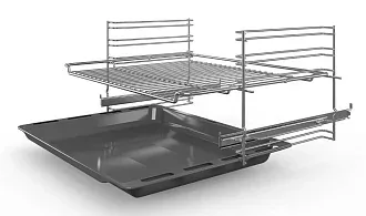 Духовой шкаф Bosch HBF254EW0R электрический, шириной 59.4 см, белый, EcoClean очистка 5