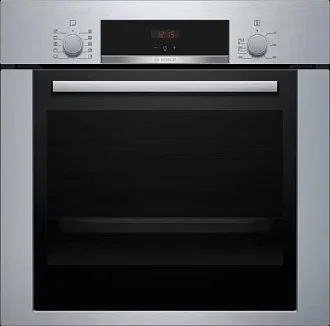 Духовой шкаф Bosch HBF354ES0R электрический, шириной 59.4 см, нержавеющая сталь, EcoClean очистка