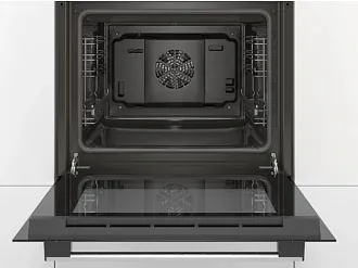 Духовой шкаф Bosch HBF512BA1R электрический, шириной 59.4 см, черный, AquaClean очистка 3