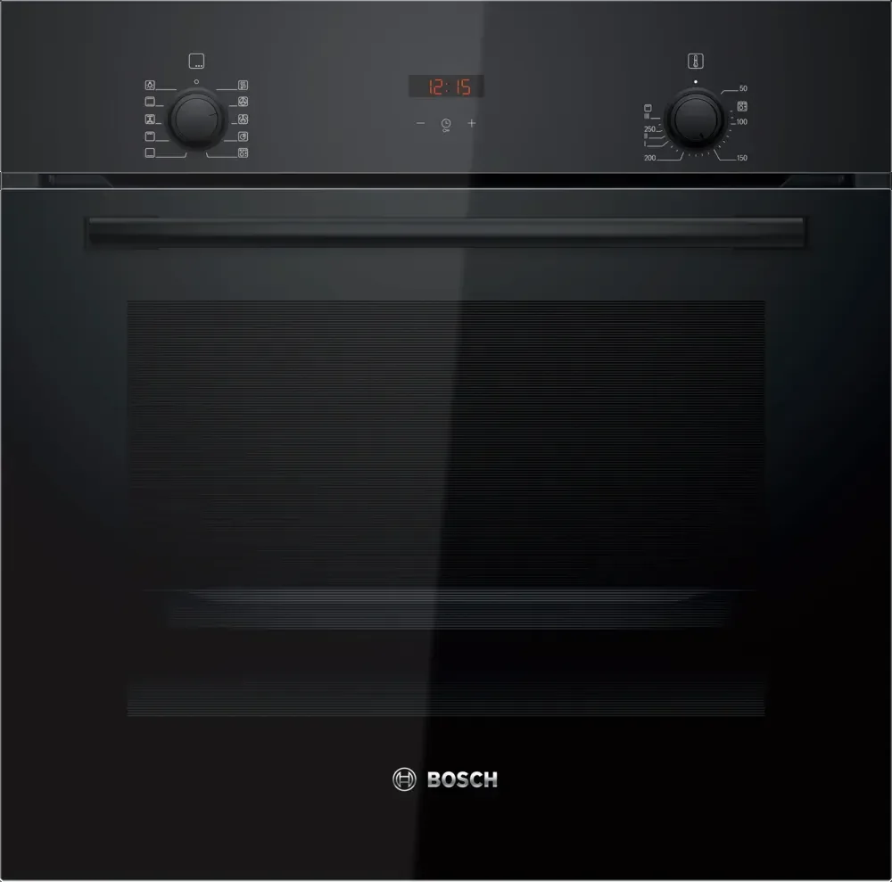 Духовой шкаф Bosch HBF512BB1T электрический, шириной 59.4 см, черный, AquaClean очистка 8