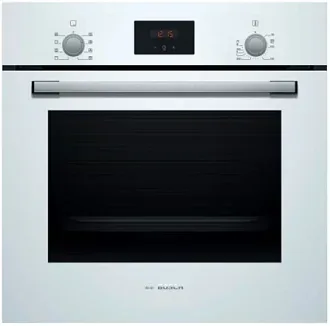 Духовой шкаф Bosch HBF512BV0R электрический, шириной 59.4 см, белый, AquaClean очистка 6