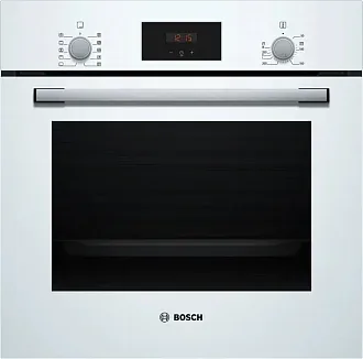 Духовой шкаф Bosch HBF512BW1T электрический, шириной 59.4 см, нержавеющая сталь, AquaClean очистка 8