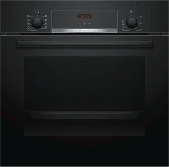 Духовой шкаф Bosch HBF534EB0Q электрический, шириной 59.4 см, черный, EcoClean очистка 6