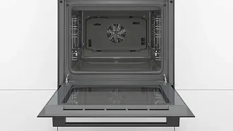 Духовой шкаф Bosch HBF534EB0Q электрический, шириной 59.4 см, черный, EcoClean очистка 8
