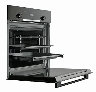 Духовой шкаф Bosch HBF534EB0R электрический, шириной 59.4 см, черный, EcoClean очистка 4