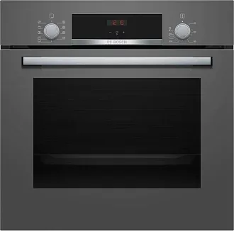 Духовой шкаф Bosch HBF534EH1T электрический, шириной 59.4 см, темно-серебристый, EcoClean очистка