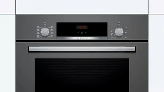 Духовой шкаф Bosch HBF534EH1T электрический, шириной 59.4 см, темно-серебристый, EcoClean очистка 2