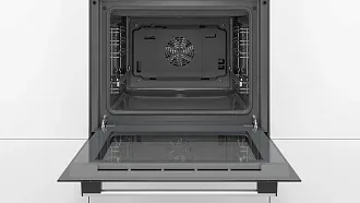 Духовой шкаф Bosch HBF534EH1T электрический, шириной 59.4 см, темно-серебристый, EcoClean очистка 4