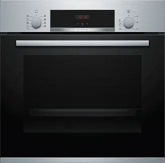 Духовой шкаф Bosch HBF534ES0Q электрический, шириной 59.4 см, нержавеющая сталь, EcoClean очистка 6
