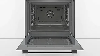 Духовой шкаф Bosch HBF534ES0Q электрический, шириной 59.4 см, нержавеющая сталь, EcoClean очистка 8