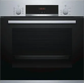 Духовой шкаф Bosch HBF534ES0R электрический, шириной 59.4 см, нержавеющая сталь, EcoClean очистка