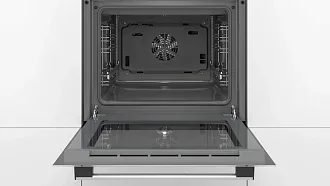 Духовой шкаф Bosch HBF534EW0Q электрический, шириной 59.4 см, белый, EcoClean очистка 8