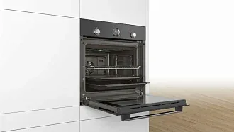 Духовой шкаф Bosch HBFS10BB0R электрический, шириной 59.4 см, черный, AquaClean очистка 4