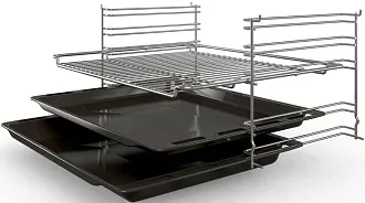 Духовой шкаф Bosch HBFS10BB0R электрический, шириной 59.4 см, черный, AquaClean очистка 5