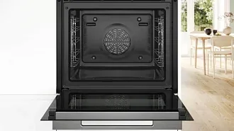 Духовой шкаф Bosch HBG 7721B1S электрический, шириной 59.4 см, черный, пиролитическая очистка 8
