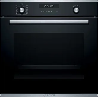 Духовой шкаф Bosch HBG2780S0 электрический, шириной 59.4 см, черный, пиролитическая очистка
