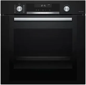 Духовой шкаф Bosch HBG378EB6R электрический, шириной 59.4 см, черный, пиролитическая очистка