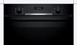 Духовой шкаф Bosch HBG517EB0R электрический, шириной 59.4 см, черный, AquaClean очистка 7