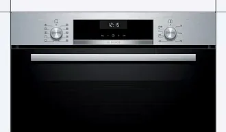 Духовой шкаф Bosch HBG517ES0R электрический, шириной 59.4 см, нержавеющая сталь, AquaClean очистка 8