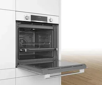 Духовой шкаф Bosch HBG517EW0R электрический, шириной 59.4 см, белый, Cleaning Assistance очистка 7