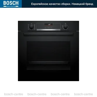 Духовой шкаф Bosch HBG536EB3 электрический, шириной 59.4 см, черный, EcoClean очистка