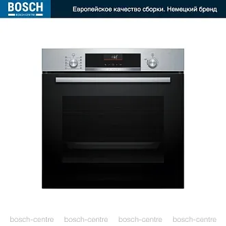 Духовой шкаф Bosch HBG536ES3 электрический, шириной 59.4 см, нержавеющая сталь, EcoClean очистка