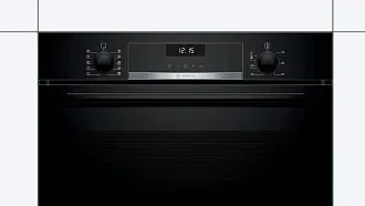 Духовой шкаф Bosch HBG5370B0 электрический, шириной 59.4 см, черный, EcoClean очистка 8