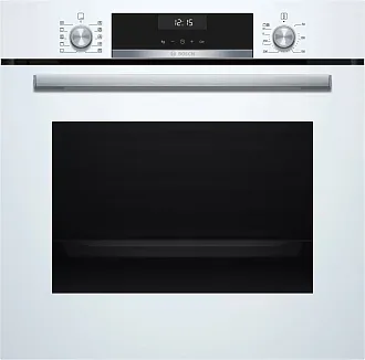 Духовой шкаф Bosch HBG537EW0R электрический, шириной 59.4 см, белый, EcoClean очистка