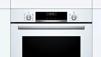 Духовой шкаф Bosch HBG537NW0R электрический, шириной 59.4 см, белый, EcoClean очистка 3