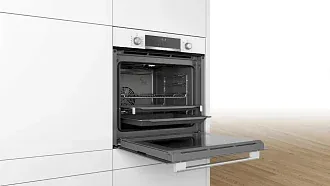 Духовой шкаф Bosch HBG537NW0R электрический, шириной 59.4 см, белый, EcoClean очистка 4
