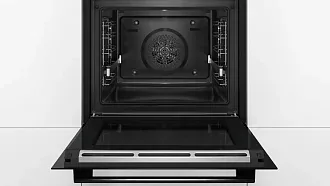 Духовой шкаф Bosch HBG5780B0 электрический, шириной 59.4 см, черный, пиролитическая очистка 7