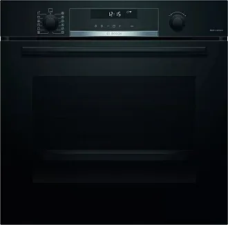 Духовой шкаф Bosch HBG578FB6R электрический, шириной 59.4 см, черный, пиролитическая очистка