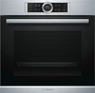 Духовой шкаф Bosch HBG632BS1M электрический, шириной 59.4 см, нержавеющая сталь, традиционная очистка