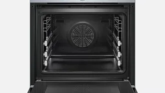 Духовой шкаф Bosch HBG632TS1 электрический, шириной 59.4 см, нержавеющая сталь, традиционная очистка 6
