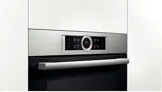 Духовой шкаф Bosch HBG634BS1 электрический, шириной 59.5 см, нержавеющая сталь, AquaClean очистка 8