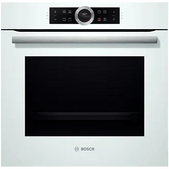 Духовой шкаф Bosch HBG634BW1 электрический, шириной 59.4 см, белый, EcoClean очистка 6