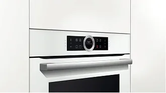 Духовой шкаф Bosch HBG634BW1 электрический, шириной 59.4 см, белый, EcoClean очистка 8