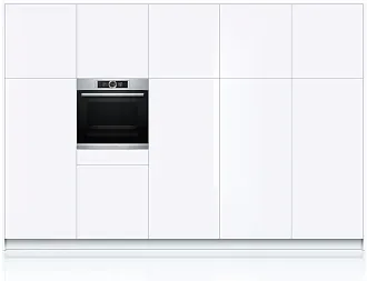 Духовой шкаф Bosch HBG636NS1 электрический, шириной 59.4 см, нержавеющая сталь, EcoClean очистка 4