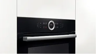Духовой шкаф Bosch HBG655BB1 электрический, шириной 59.4 см, черный, EcoClean очистка 3