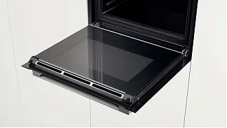 Духовой шкаф Bosch HBG655BB1 электрический, шириной 59.4 см, черный, EcoClean очистка 4