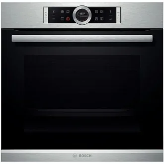 Духовой шкаф Bosch HBG655HS1 электрический, шириной 59.4 см, нержавеющая сталь, EcoClean очистка