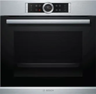 Духовой шкаф Bosch HBG656ES6 электрический, шириной 59.4 см, нержавеющая сталь, EcoClean очистка