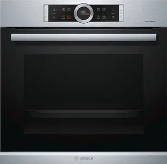 Духовой шкаф Bosch HBG6725S1I электрический, шириной 59.4 см, нержавеющая сталь, пиролитическая очистка