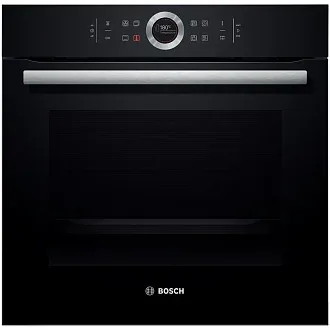 Духовой шкаф Bosch HBG672BB1F электрический, шириной 59.4 см, черный, пиролитическая очистка