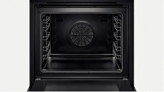 Духовой шкаф Bosch HBG672BB1F электрический, шириной 59.4 см, черный, пиролитическая очистка 6