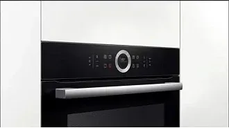 Духовой шкаф Bosch HBG672BB1S электрический, шириной 59.5 см, черный, пиролитическая очистка 8