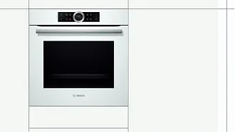 Духовой шкаф Bosch HBG672BW1F электрический, шириной 59.4 см, белый, пиролитическая очистка 2