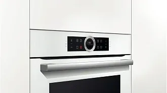 Духовой шкаф Bosch HBG672BW1F электрический, шириной 59.4 см, белый, пиролитическая очистка 3