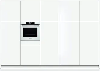 Духовой шкаф Bosch HBG672BW1F электрический, шириной 59.4 см, белый, пиролитическая очистка 5